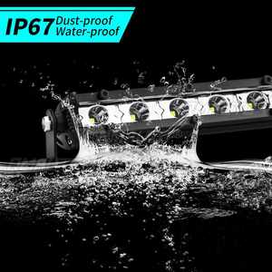 Barre lumineuse LED 7-51 pouces, feux de travail LED 12V 24V, faisceau combiné spot et large pour camion, tracteur, SUV, 4x4, 4WD, tout-terrain, Barra Light - Product Image 3