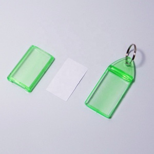 Wholesale Custom logo Blank Writable Lear <strong>Plastic</strong> Blank <strong>Key</strong> Ring <strong>Tags</strong> for Office and Hotel - Product Image 5