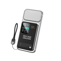 LY10 15W Magnetische Kabellose PD 20W Kabelgebundene Powerbank TFT-Display Standfuß 3-in-1 Aluminium Glas OEM Individuelles Logo