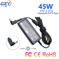 Adaptateur secteur GZY 45W 19V 2.37A pour ordinateur portable, chargeur à prise DC 5.5x1.7mm pour PC portable