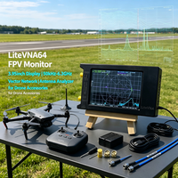 Moniteur FPV LiteVNA64 avec écran de 3,95 pouces, analyseur de réseau vectoriel HF VHF UHF 50kHz-6,3GHz, accessoires pour drone