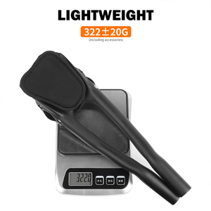Guidon de vélo de montagne Toseek TTF12 en fibre de <span class=keywords><strong>carbone</strong></span> avec embouts pour le cyclisme de contre-la-montre - Product Image 5