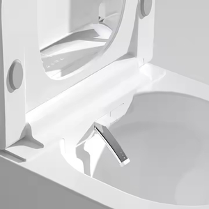 WC intelligent mural, cuvette de toilette automatique, sanitaires en céramique, toilette intelligente suspendue au mur - Product Image 3