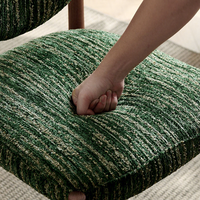 Chaise Bailey style vintage français rétro, dossier en bois massif, chaise de salle à manger avec revêtement en tissu, mobilier de maison, nouveauté 2025 pour salon