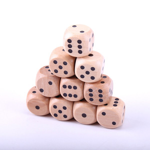 <span class=keywords><strong>Dados</strong></span> <span class=keywords><strong>grandes</strong></span> de madera de 40mm, juguete de esquina redonda de 6 lados <span class=keywords><strong>para</strong></span> juegos de mesa familiares, entretenimiento y juego de mesa - Product Image 4