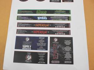 Étiquettes d'emballage en papier adhésif imprimées avec logo personnalisé pour vos autocollants de commande pour Thanksgiving - Product Image 2