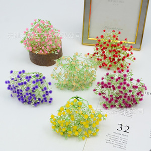 Dongchen Crafts - Cabeza de Flor Artificial de Baby's Breath, Accesorio para Fotografía de Bodas, Tocado Nupcial, Decoración del Hogar - Product Image 3