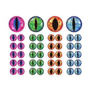 3d Lokken Ogen Vissen Kunstmatige Stickers Plastic Visogen Bionisch Oog