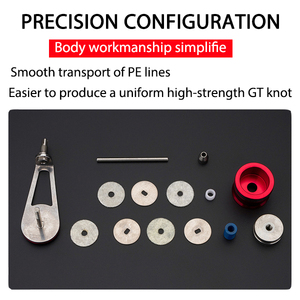 Tất Cả Kim Loại GT/PR Bobbin Knotter, Thân Chính Bằng Thép Không Gỉ Và Ống Hợp Kim Nhôm, Dây Câu Winder Hỗ Trợ Thắt Nút Máy - Product Image 4