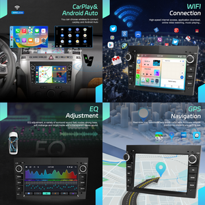 Estéreo de coche Hikity 7 "6 + 128G para <span class=keywords><strong>Opel</strong></span> Astra/Antara/Vectra/Corsa 2005-2011Wireless Carplay/Android Auto WiFi GPS OEM Factory - Product Image 2