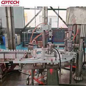 Krem kavanoz için 30ml 50ml 60ml sıvı krem otomatik dolum makinesi kozmetik doldurma kapaklama makinesi