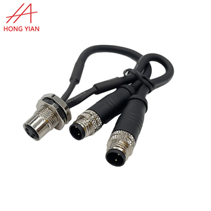 Montaje en panel M12 4P 5P macho hembra IP67 IP68 impermeable Circular <span class=keywords><strong>7</strong></span> 8 12 <span class=keywords><strong>Pin</strong></span> Sensor Cable conector muestra gratis - Product Image 5