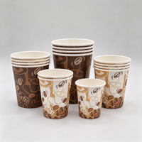 Gobelet en papier jetable à paroi simple, personnalisable avec logo, de qualité alimentaire, étanche, pour café chaud, recyclable, biodégradable, avec couvercle en PP