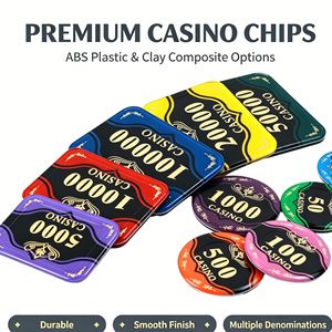 Jetons de poker rectangulaires en acrylique écologiques personnalisés avec impression numérique Kaile Low, taille au choix <span class=keywords><strong>50</strong></span>, 45, 43 mm, jetons de casino - Product Image 2