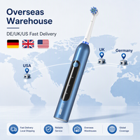 Brosse à dents électrique rechargeable personnalisée, étanche IPX7, 3 modes de rotation, 600 mAh, sonique, rotative, usage quotidien, voyage