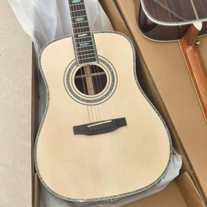 Guitare artisanale de haute qualité de 41 pouces, réplique de Martine D45, avec une table en épicéa massif et une éclisse en palissandre, adaptée aux performances - Product Image 4