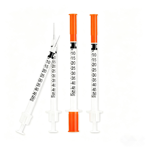 Jeringas de Insulina Desechables de 31 Gauge, <span class=keywords><strong>1</strong></span> <span class=keywords><strong>cc</strong></span>, <span class=keywords><strong>1</strong></span>/4 de Pulgada, para Uso Médico y Veterinario, 31g, 100 Unidades, 8 mm, para Diabetes, <span class=keywords><strong>1</strong></span> ml - Product Image 2
