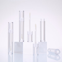 5ml Transparent Bouteille Brillant À Lèvres Bouteille Vide Bouche Rouge Vide Tube Moulage Par Injection Transparent Brillant À Lèvres Tube Cosmétique