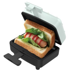 Machine à sandwich électrique en plastique, mini, 110V-220V, chauffage double face, contrôle de température entièrement automatique, appareil de cuisson domestique - Product Image 3