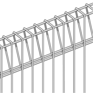 Malaysia Galvanized Roll top BRC Mesh Fencing