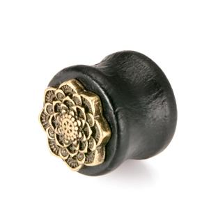 Di Legno fatti a mano Tunnel gioielli Tappi Per Le Orecchie gauge piercing monili di legno - Product Image 4