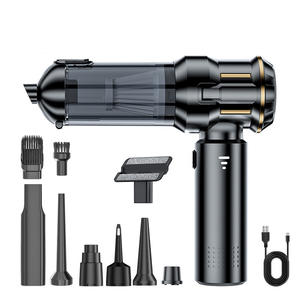 เครื่องดูดฝุ่นในรถยนต์มือถือ120W 18000PA แรงดูดสูง | ไร้สายแบบพกพาสำหรับบ้านและรถยนต์ | ABS น้ำหนักเบาชาร์จได้ - Product Image 1