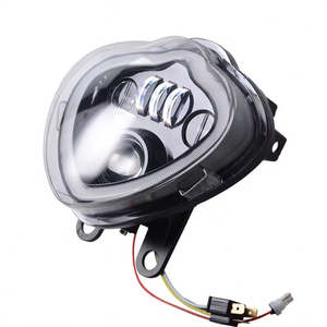 Phare LED noir pour moto Yongjin pour <span class=keywords><strong>Kawasaki</strong></span> Vulcan S <span class=keywords><strong>650</strong></span>/ EN650 2015-2019 - Product Image 3