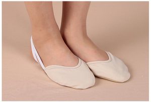 Zapatos de punta de Gimnasia Rítmica suave profesional de alta calidad para niñas estilo de <span class=keywords><strong>Ballet</strong></span> suave con forro de algodón - Product Image 3