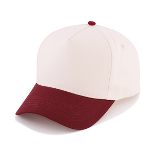 Nuovo <span class=keywords><strong>Trend</strong></span> Cappellino da Baseball Unisex di Alta Qualità a 5 Pannelli in Tessuto Poliestere Taglia Regolabile Visiera Curva Bicolore - Product Image 4