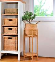 Penyangga Tanaman Indoor Tinggi dari Bambu, Rak Penyimpanan Bunga, Penyangga Tanaman Tinggi, Desain Bambu Berkualitas Tinggi, Rak Tanaman