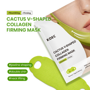 Mặt Nạ Dưỡng Da Cao Cấp Koec Cactus V-Shaped Collagen Nâng Cơ, Giảm Sưng, Se Khít Lỗ Chân Lông, Nâng Cằm, Làm Săn Chắc Da, OEM - Product Image 2