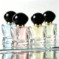 Flacons de parfum en verre transparent mini 15 ml au design unique, vente chaude, stock d'usine en gros, flacon de parfum portable en verre