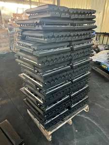 Bantalan jalur karet ekskavator kualitas tinggi baut ekskavator OEM pada tipe bantalan jalur karet untuk rel baja dengan karet alami - Product Image 5