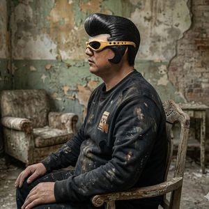 <span class=keywords><strong>Masque</strong></span> d'horreur réaliste en <span class=keywords><strong>latex</strong></span> pour <span class=keywords><strong>homme</strong></span> avec pompadour noir et lunettes – Accessoire de costume pour adulte, Pâques, Halloween, cosplay, motard, fête - Product Image 4