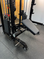 Machine de musculation Power Rack – Siège réglable multi-usage pour l'exercice des bras et des jambes, personnalisable