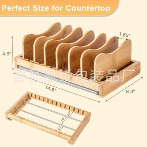 Wooden <b>Dish</b> <b>Rack</b> 14.6x8.3x4.9 Inch Adjustable Drain <b>Rack</b> For Countertop Kitchen Use - Product Image 1
