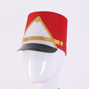 Fanfare Band Hoed Luxe Soldaat Pet Drumband Hoed Podium Cosplay Pet - Product Image 6