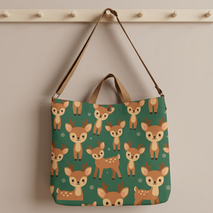 Bolsa de Lona Mediana con Patrón Geométrico, Linda y con Logotipo Personalizable, Asa de Largo Ajustable, para Uso Diario - Product Image 1