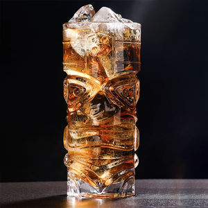 Exótico Zombie <span class=keywords><strong>Tiki</strong></span> Cocktail Glass Cup Modern South-Sea Themed para viajes en casa o fiestas para vino - Product Image 4