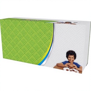 Hochwertige Einweg-Servietten 1-lagig aus Frischfaserpapier Leinenähnliches Gefühl Weiß 6-fach Gefaltet für Hotelgebrauch Hochzeiten & Geburtstage - Product Image 3