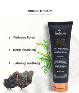 Venta al por mayor de colágeno ingrediente principal y la cara uso barro volcánico ash máscara facial de arcilla - Product Image 2