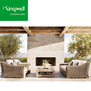 Schlussverkauf hochwertiger garten aluminiumrahmen teilbarer weide <span class=keywords><strong>rattan</strong></span> gartenmöbel lounge <span class=keywords><strong>sofa</strong></span>-<span class=keywords><strong>set</strong></span> - Product Image 1