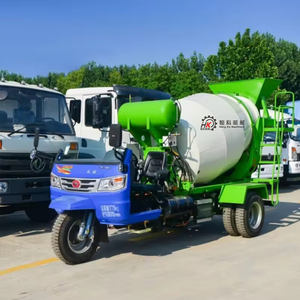 משאית מערבל בטון, משאית מיכל מערבל מנהרה אוטומטית עם שלושה גלגלים קטנים עם חמישה גלגלים מלט 3 קוב ו-4 קוב - Product Image 5