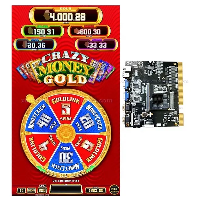 2021 The Newest Skill Machine Game Board Crazy Money Gold For Sale