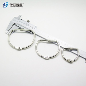 ห่วงโลหะสีเงินแบบสกรูล็อค ยี่ห้อ YIWANG สำหรับกระเป๋า  แบบกำหนดเองได้ ทนทาน - Product Image 3