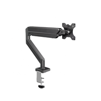 Support de moniteur pour bureau, construction en acier, 32 pouces, support d'écran unique, inclinaison à 90°, capacité de charge de 9 kg, stable, espace de travail moderne