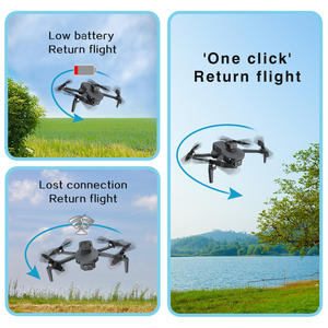 โดรนพลาสติก บินได้ 20 ถึง 23 นาที ระยะบิน 1000 เมตร หน้าจอขนาดใหญ่ รีโมทคอนโทรล ระบบ Optical Flow Positioning - Product Image 5