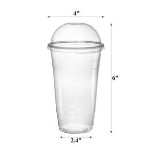 Factory Custom Printing logo Disposable <b>Plastic</b> <b>Cups</b> Soft clear Bubble Boba Tea <b>Plastic</b> <b>Cup</b> with Lid - Product Image 2