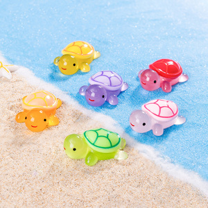 10 Couleurs de Grosses Tortues Miniatures Lumineuses, Mini Animaux en Résine, Petites Tortues pour Artisanat, Maison de Poupées, Jardin, Micro-Moissonnages et Décoration de Paysages - Product Image 3