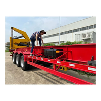 Populaire 37 tonnes conteneur côté chargeur élévateur MQH37A conteneur côté chargeur remorque pour 20ft 40ft conteneur chargement